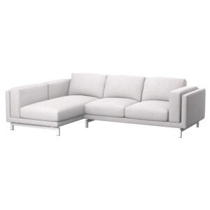 IKEA NOCKEBY 2-seat sofa cover with left chaise longue